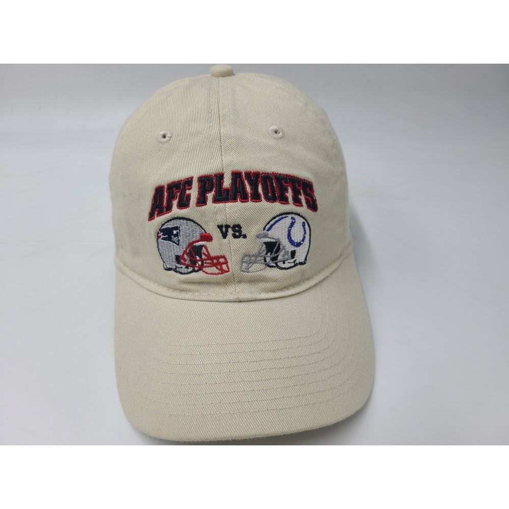 Vintage 2005 AFC Playoffs New England Patriots vs Indianapolis Colts Hat Cap NFL